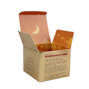 Double-sided printing product packaging box