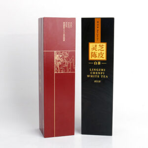 Customized Black Luxury Tea Packaging Box