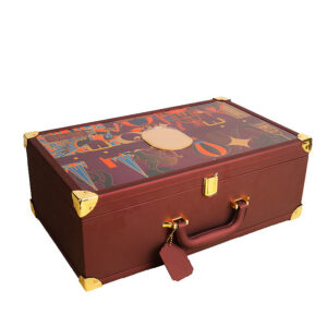 Custom PU Leather Gift Box with Handle
