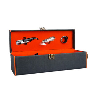 PU Leather Gift Wine Box Packaging
